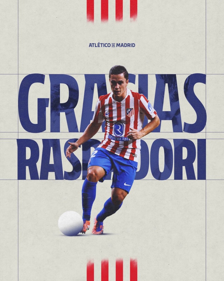 世界杯比赛直播地址-马竞官方告别拉斯帕多里：与亚特兰大达成协议，愿他未来一切顺利